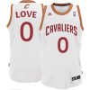 cavaliers 0 kevin love home white jersey